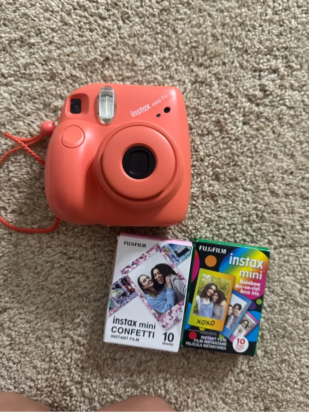 Fujifilm Instax Mini 11 Coral Pink Instant Camera with Film Packs